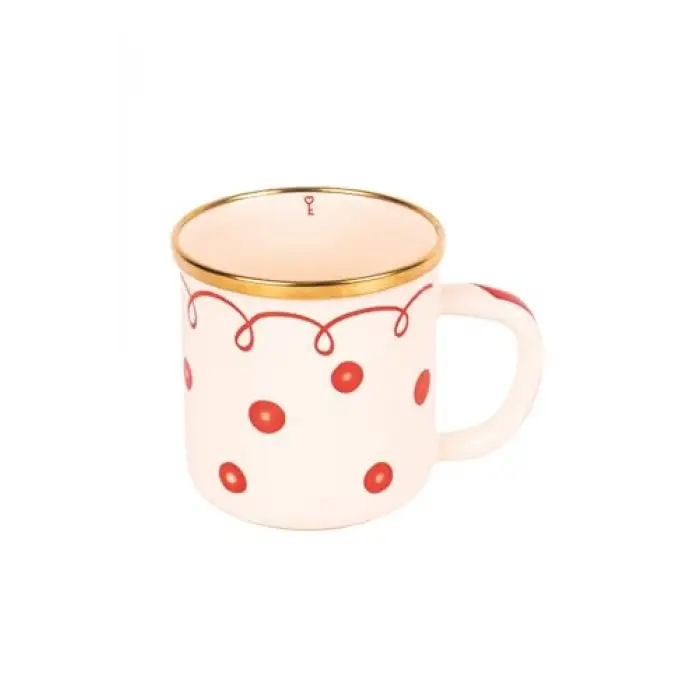 Kupa, Merry Dots Yılbaşı Temalı Emaye