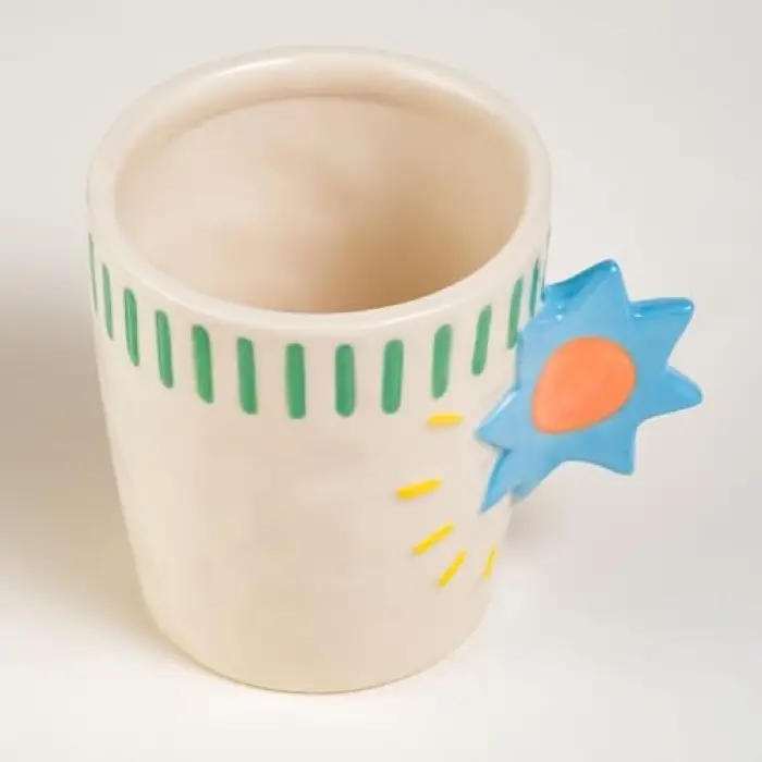 Kupa; Sımıng Stoneware 285 Ml Mavi, Yeşil