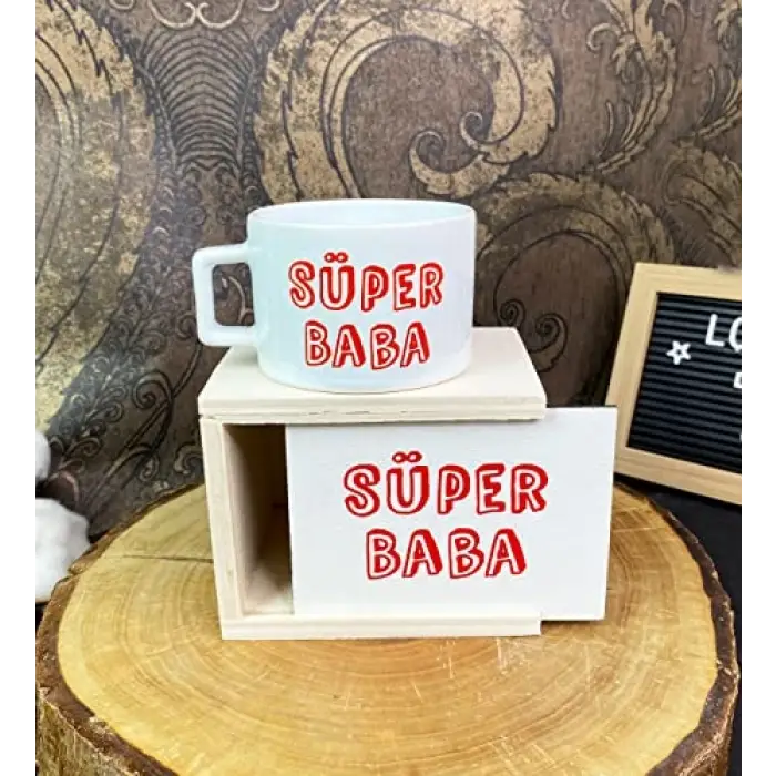 Kupa, Süper Baba Tasarımlı Kutulu