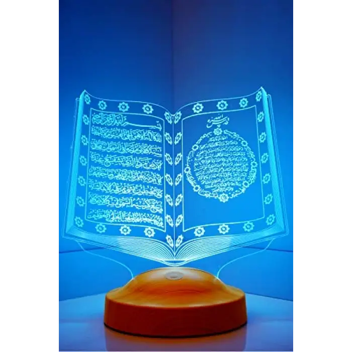 Kuran-ı Kerim 3D LED Lamba