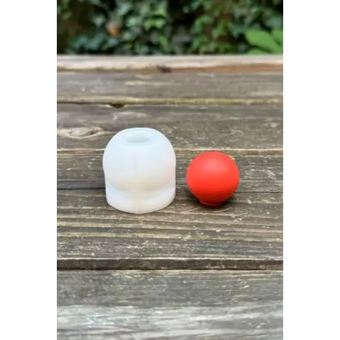 Küre biçimli silikon mum kalıbı, 3 cm çap