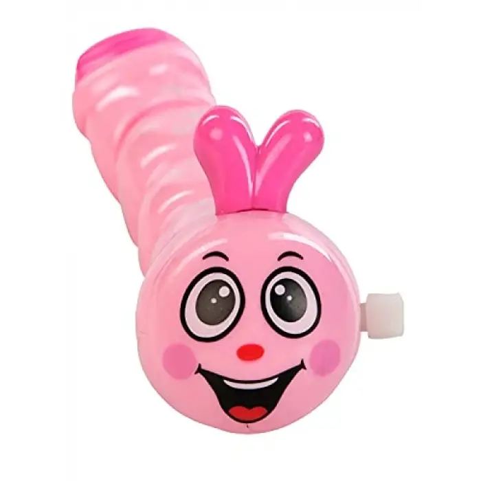 Kurmalı Neşeli Tırtıl Pembe