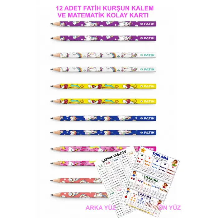 Kurşun Kalem, 12li Paket (Unicron)