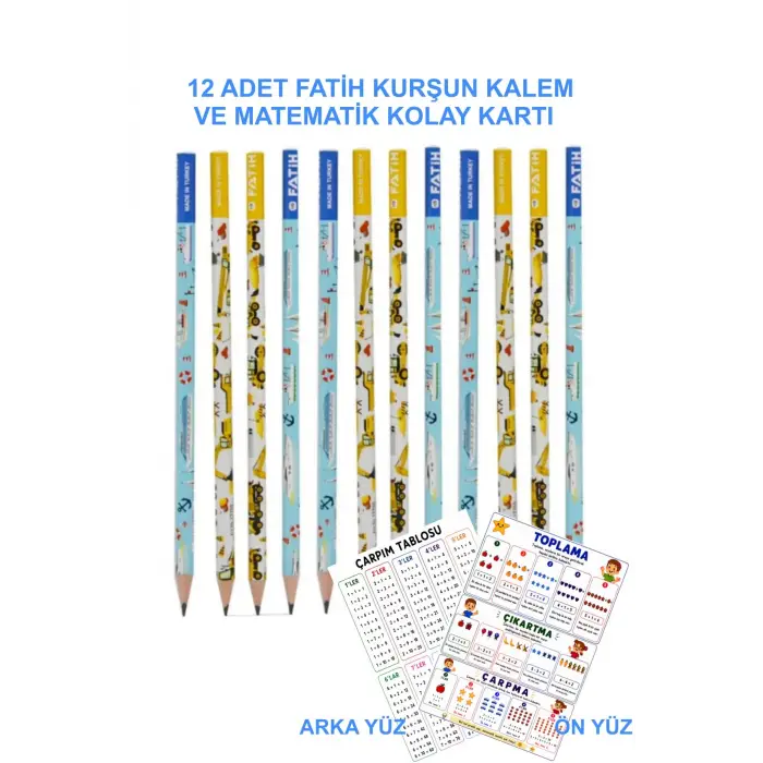 Kurşun Kalem, 12li Paket (Unicron)