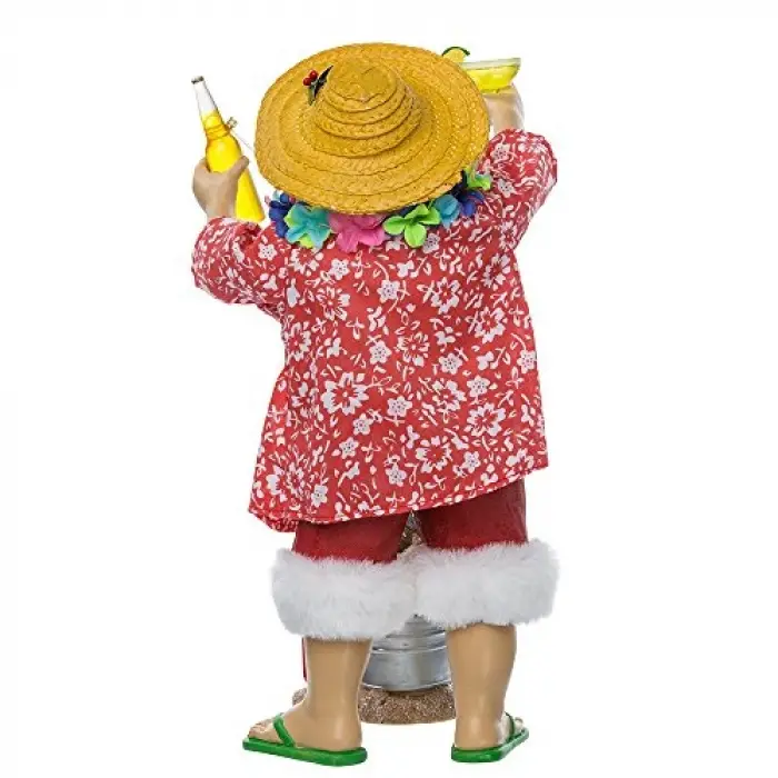 Kurt Adler Fabriche Beach Noel Baba, 25 cm, 2 Parça set