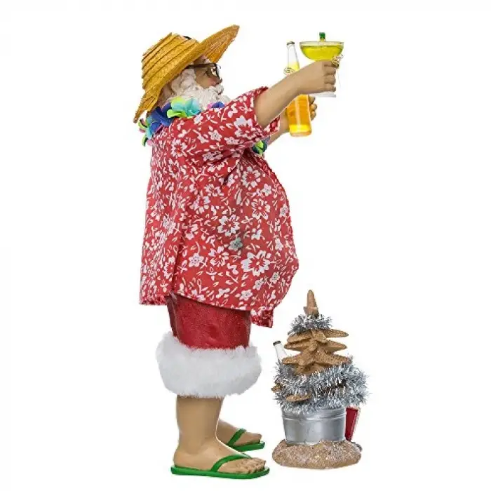 Kurt Adler Fabriche Beach Noel Baba, 25 cm, 2 Parça set