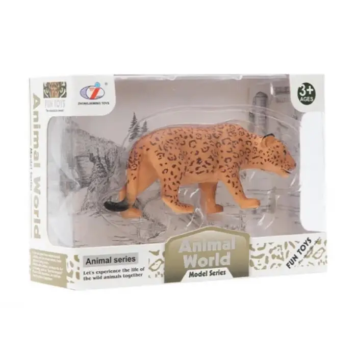 Kurt ve Leopar Hayvan Model Figür Seti