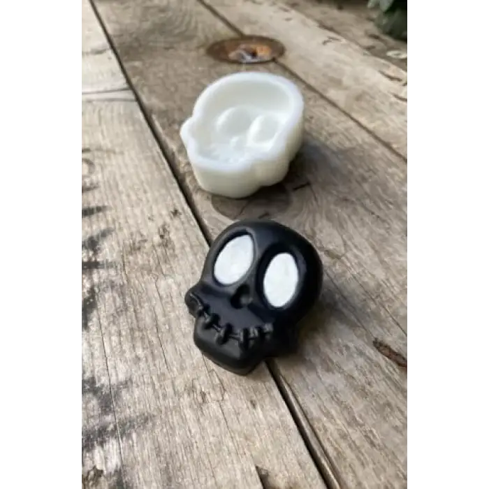 Kuru Kafa Tekli Mum Kalıbı (Silikon)
