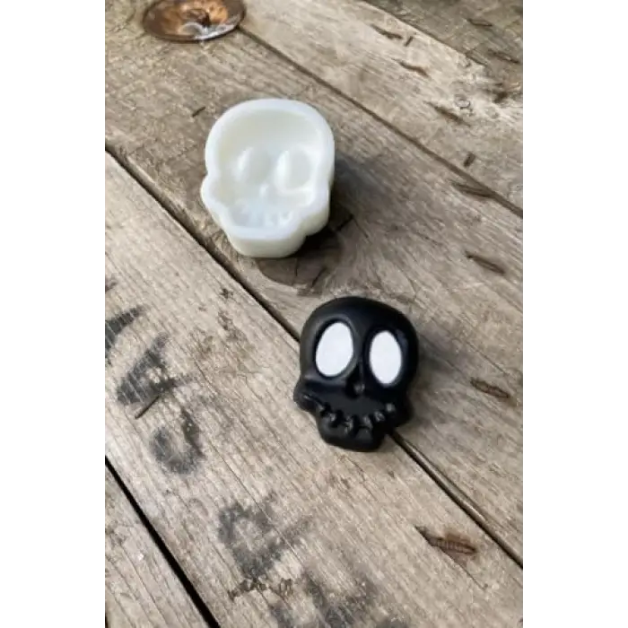 Kuru Kafa Tekli Silikon Mum Kalıbı