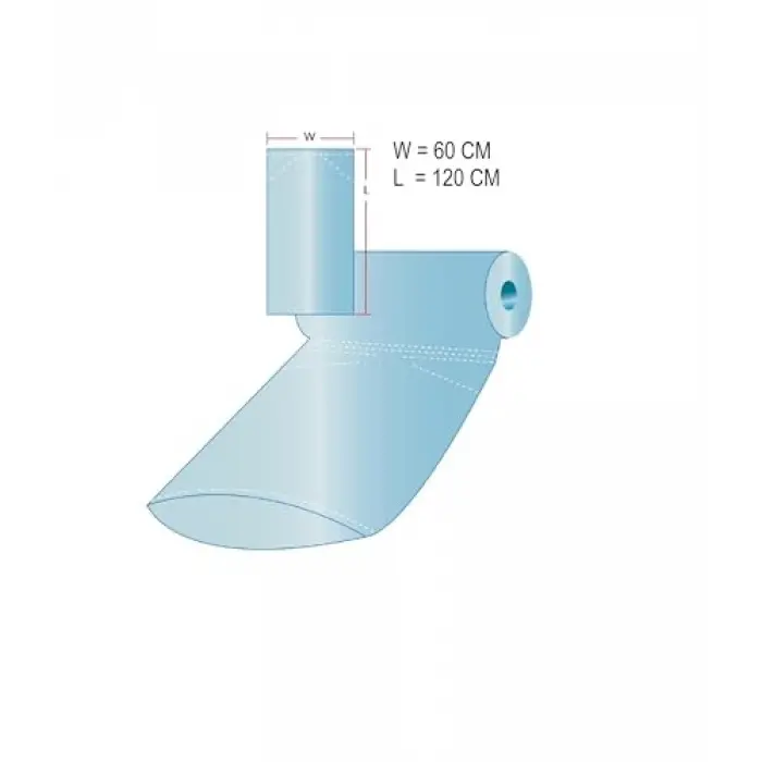 KURU TEMİZLEME POŞETİ 60X120 CM 400 ADT/RULO