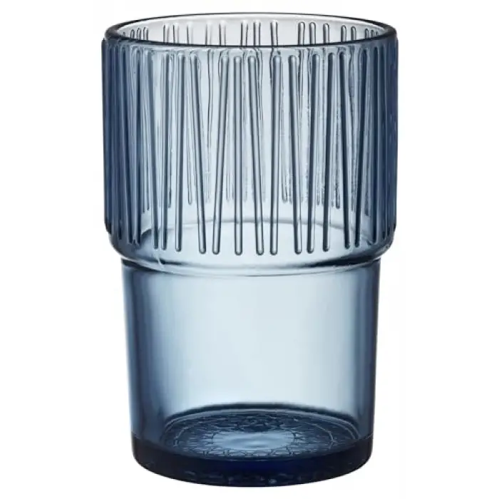 Kusintha Kahve Bardağı Mavi 380 ml 4lü Set