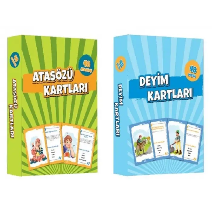 Kutu, Atasözü ve Deyim Kartları 2 Set