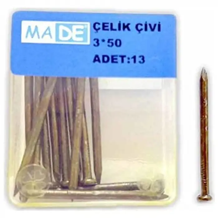 Kutu, Made Çelik Çivi 3X50 (1:13 Adet) ST-48