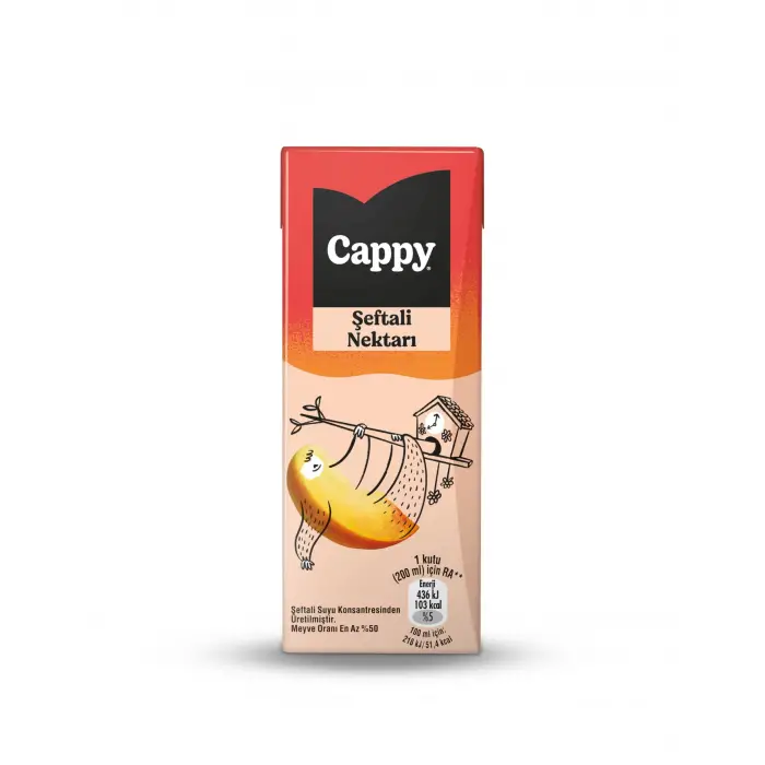 Kutu, Şeftali Nektarı Karton 27x200 ml