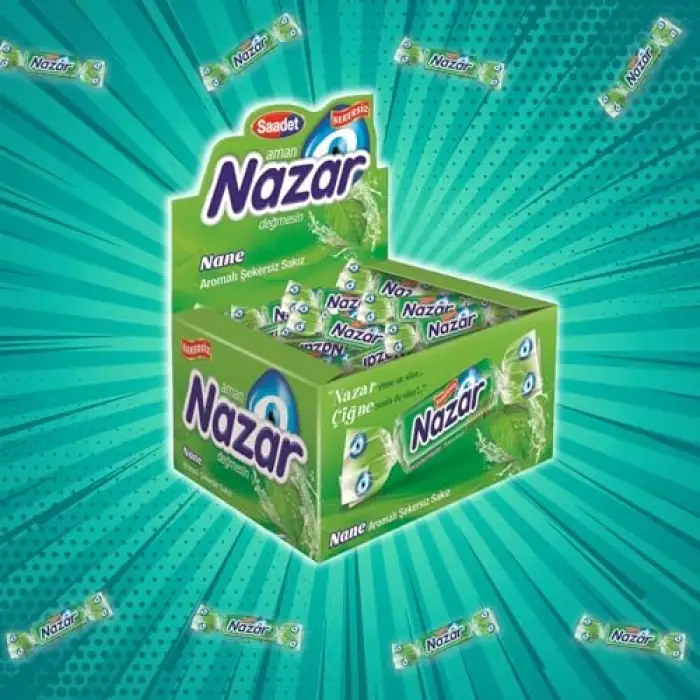Kutu, Şekersiz Sakız 100lü Nane