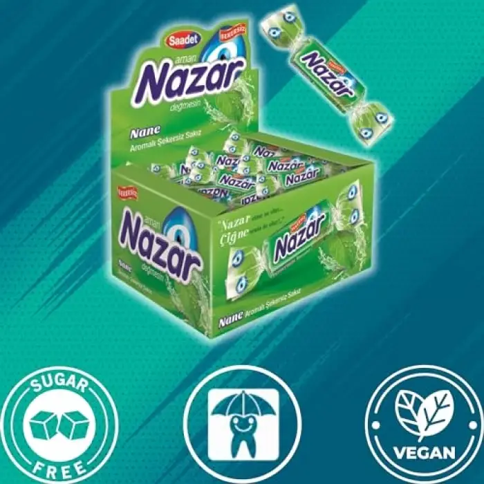 Kutu, Şekersiz Sakız 100lü Nane