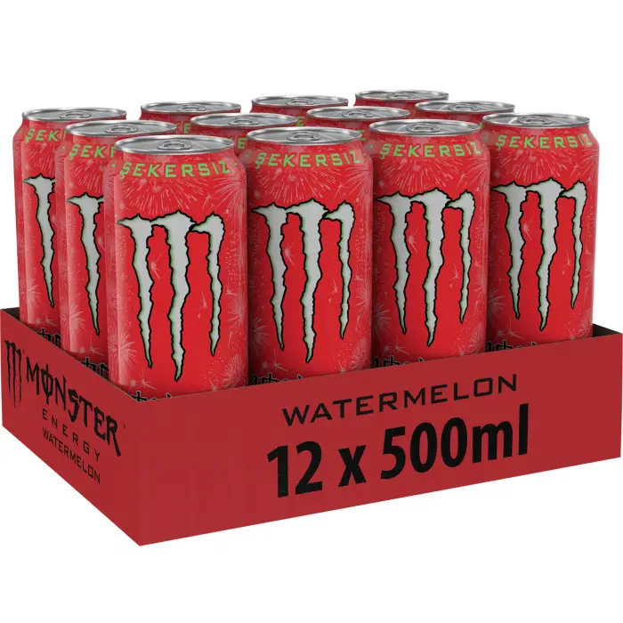 Kutu, Watermelon Enerji İçeceği 12x500 ml