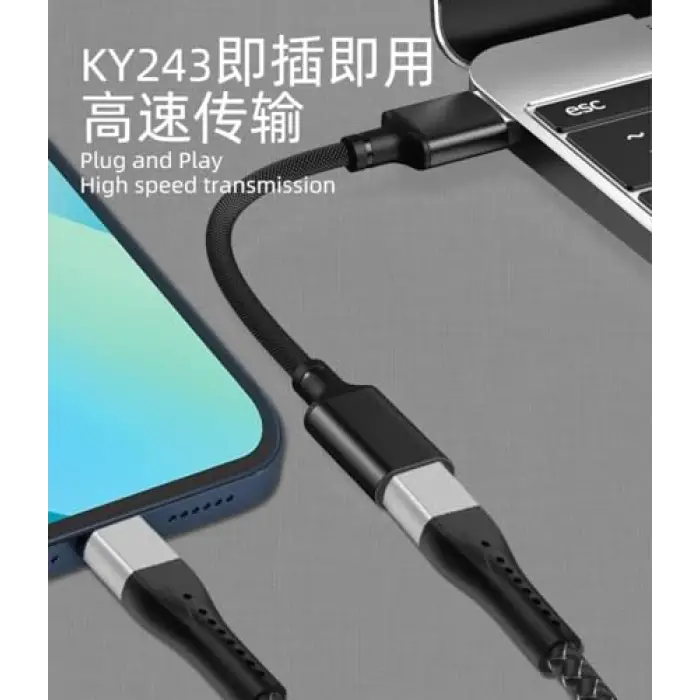 KY 243 Type-C - USB PD dönüştürücü kablo