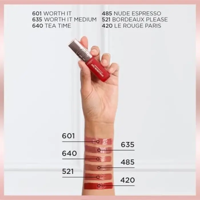 LOreal Cosmetics Hyaluron Lip Tint - 635 Worth It Medium