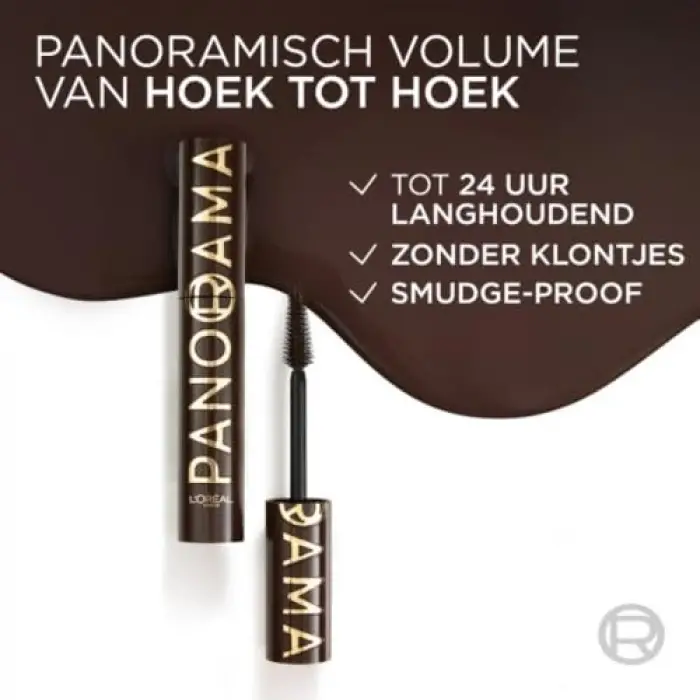 LOreal Cosmetics Panorama Chromatic Maskara Brun Leather
