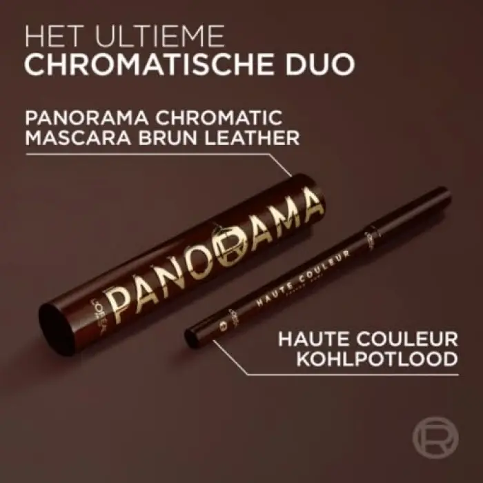 LOreal Cosmetics Panorama Chromatic Maskara Brun Leather