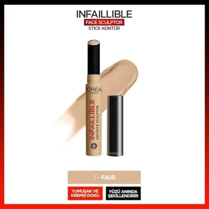 LOréal Paris Infaillible Face Sculpter Stick Kontür - Fair