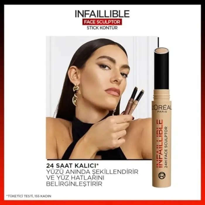 LOréal Paris Infaillible Face Sculpter Stick Kontür - Fair