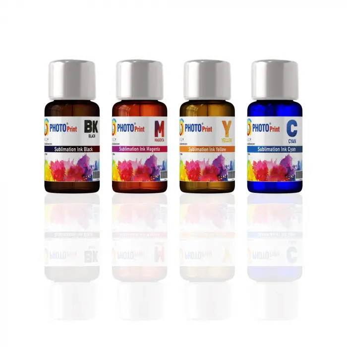 L3151 Uyumlu 4 Renk Sublimasyon Transfer Baskı Mürekkep Seti, 100 ML, Klt-73141