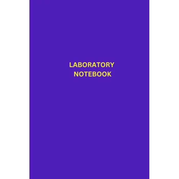 Laboratory Notebook: 150 Pages 6 X 9