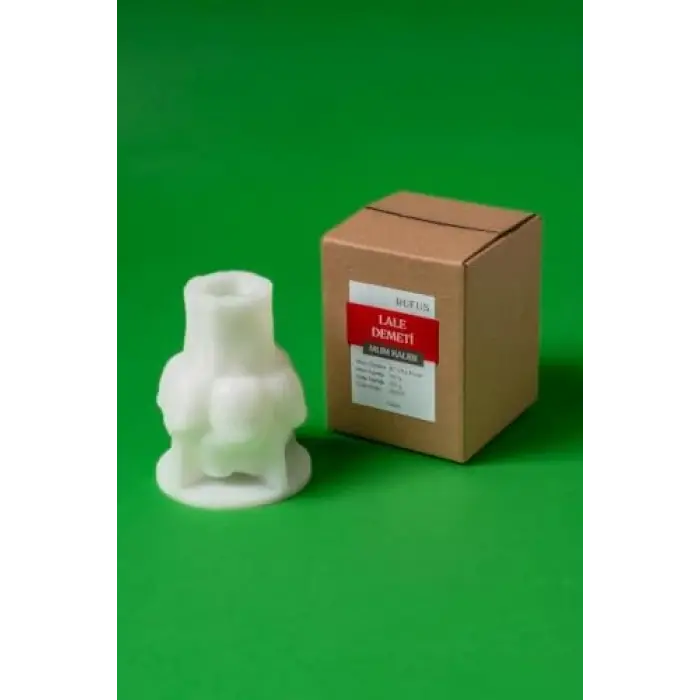 Lale demeti biçimli silikon mum kalıbı