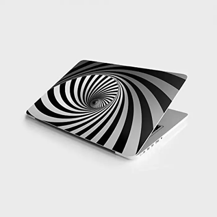 Laptop Sticker Notebook PC Kaplama Etiketi, Dönence, Siyah