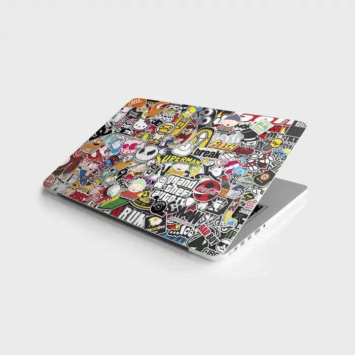 Laptop Sticker Notebook PC Kaplama Etiketi, Sticker Bomb