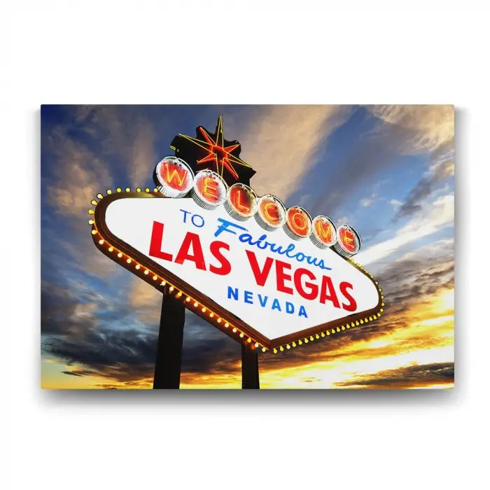 Las Vegas Tabela Tablosu, 75x50 cm