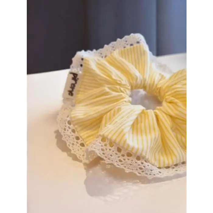 Lastikli Alıa scrunchie saç tokası