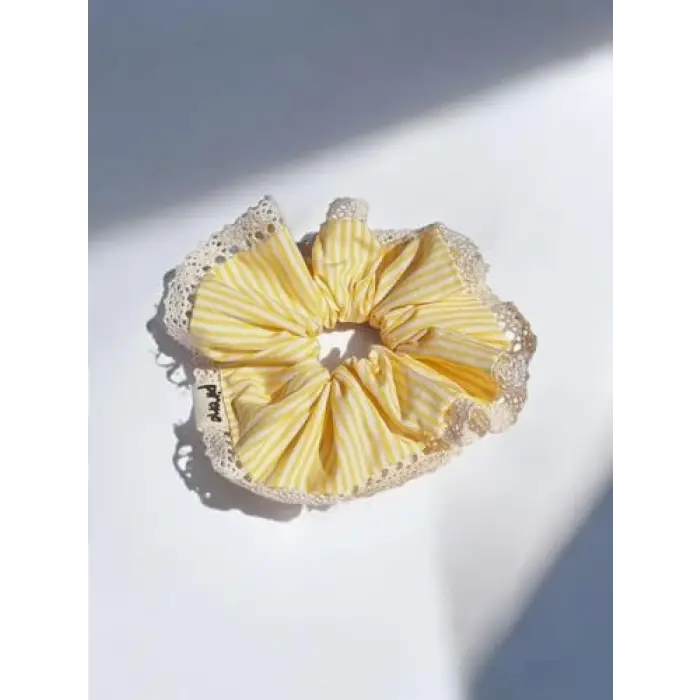 Lastikli Alıa scrunchie saç tokası