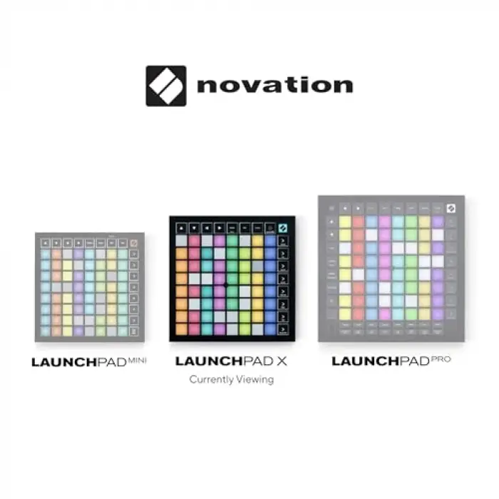 Launchpad X Mıdı Grid Controller for Ableton Live/Logic Pro, Kolay Kontroller, Dinamik Nota Çalma