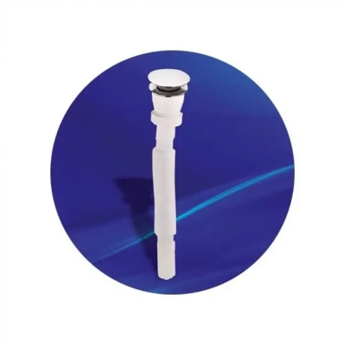 Lavabo Sifonu, Basmalı Pop Up Krom Kapaklı
