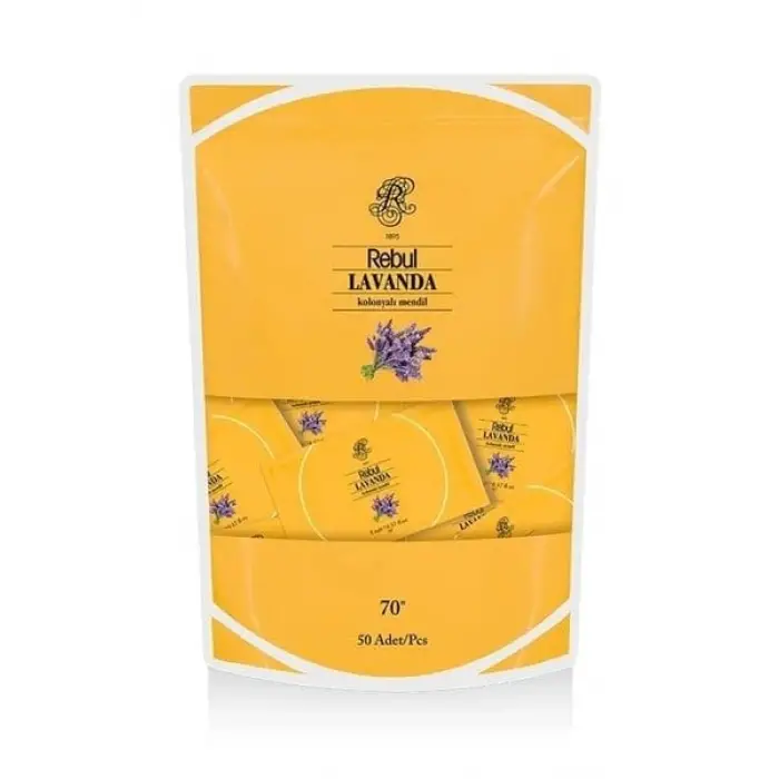 Lavanda Kolonyalı Mendil 50li