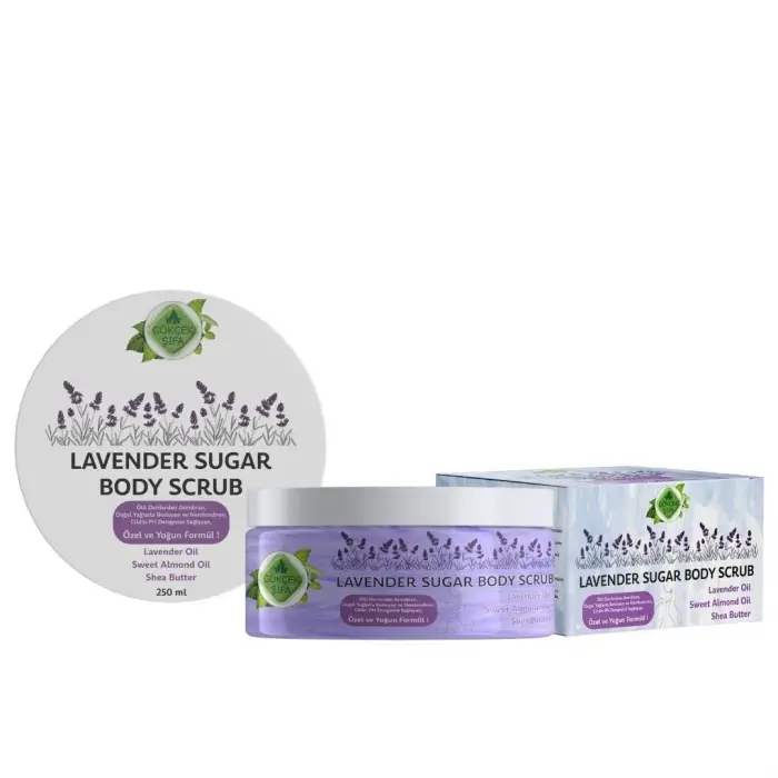 Lavender Sugar Body Scrub Özel & Yoğun Formül 250 ml
