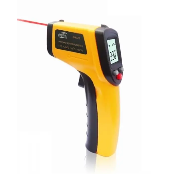 Lazer Termometre — Gm320 Kızılötesi, Siyah