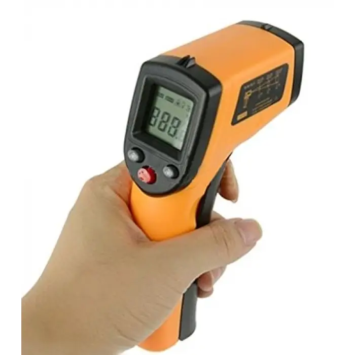 Lazer Termometre — Gm320 Kızılötesi, Siyah