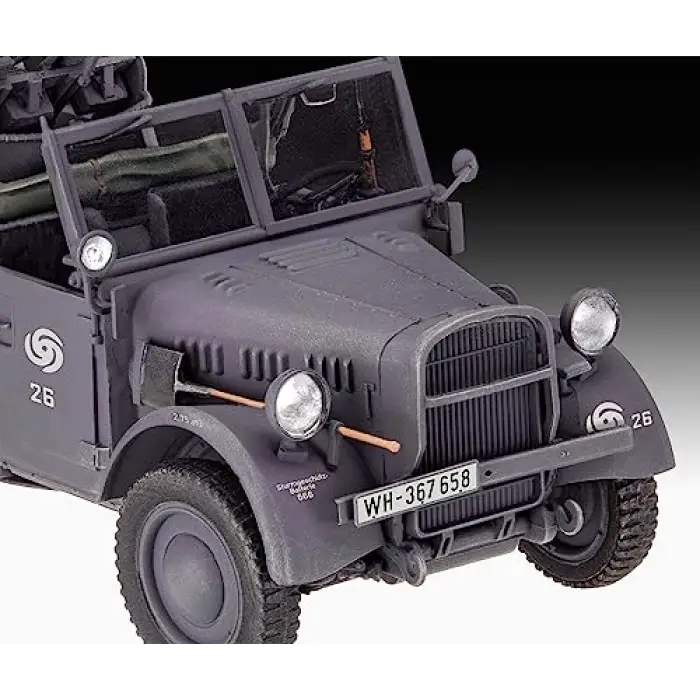 le. gl. Einheits-Pkw 4 Model Kit Askeri Araç
