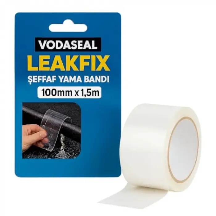 Leakfix Yama Bant, Şeffaf, 100mmx1,5m