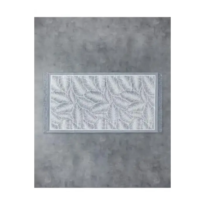 Leaves Dokuma Kilim Gri