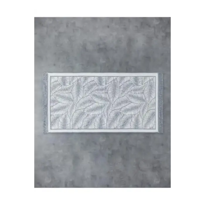Leaves Dokuma Kilim Gri