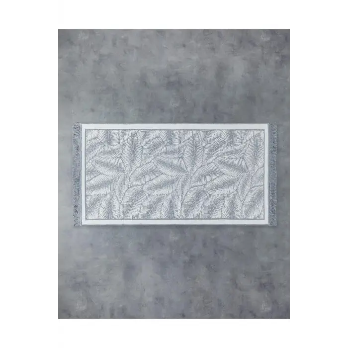 Leaves Dokuma Kilim Gri