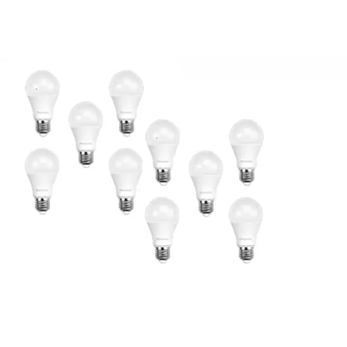 LED 8.5W Beyaz E27 Duy Ampul 6500K 10lu Paket
