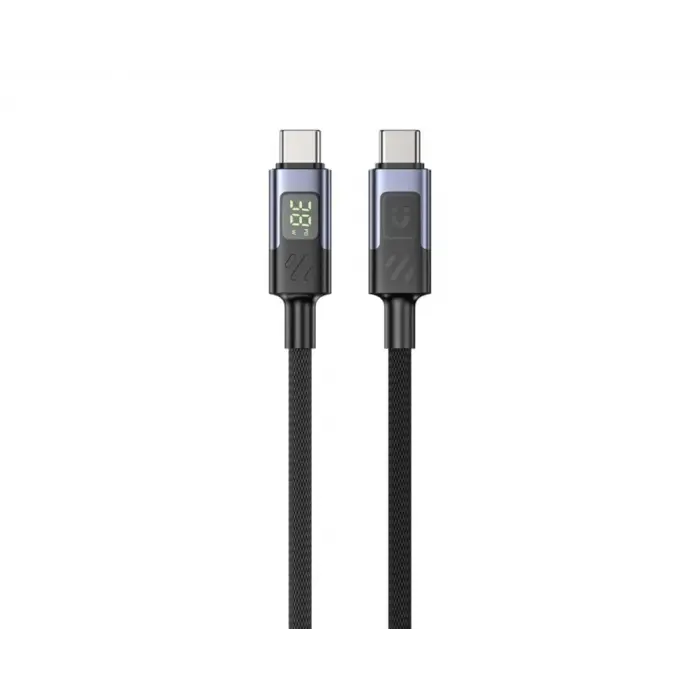 LED Ekranlı 60W USB-C Şarj Kablosu USB2.0 (C14158ABK01-1M)