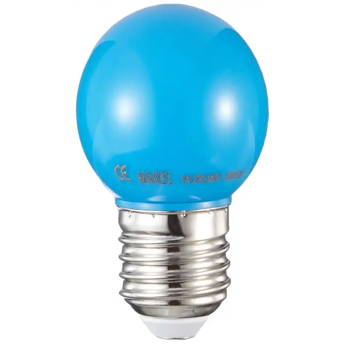 Led Gece Lambası, 1 W, Mavi