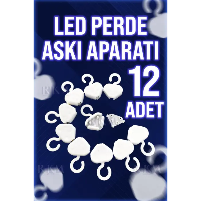Led Perde Askı Aparatı 12 Adet